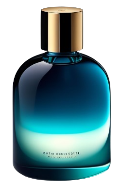 botella azul perfume palabra fuente conti removebg preview